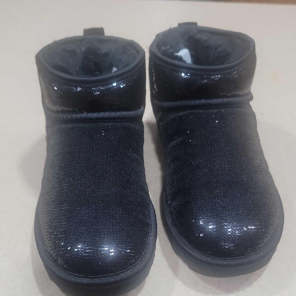 UGG Black Sequin Ankle Boots